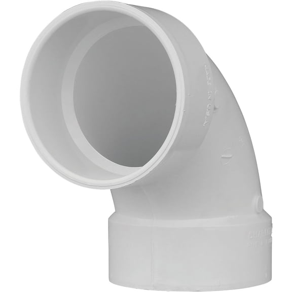 Charlotte Pipe Elbow PVC Dwv 4" 90 Deg.