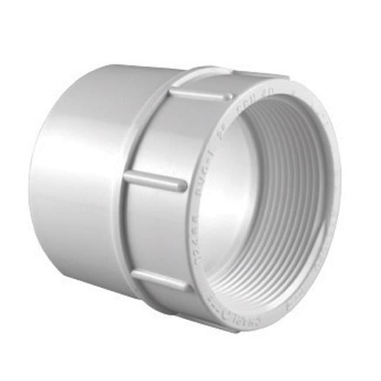 Charlotte Pipe Schedule 40 1 in. Slip X 1 in. D FPT PVC Pipe Adapter 1 pk