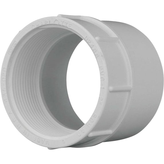 Charlotte Pipe Female Schedule 40 2 in. PVC Adapter PVC 02101 1600HA