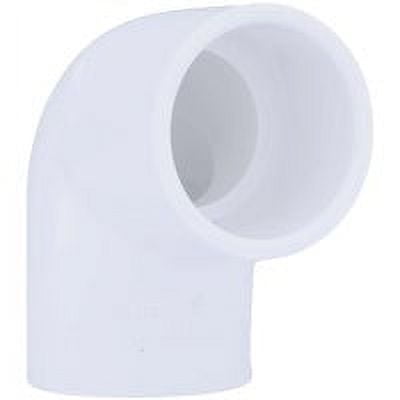 Charlotte Pipe & Found PVC 02301 1200 Schedule 40 Pvc 90 Degrees Elbow 1-1/4" - White