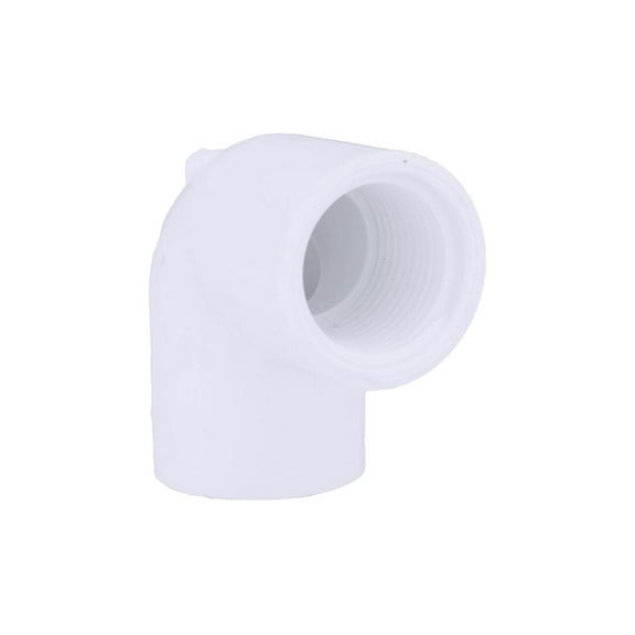 Charlotte Pipe & Found PVC 02302 0800 Pvc 90 Degree Elbow White 3/4"