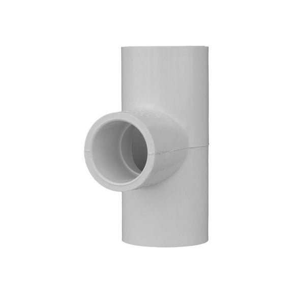 Charlotte Pipe & Found PVC 02400 4450 Pvc Reducing Tee (Sxsxs) 1"X1"X3/4" - White
