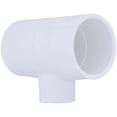 thumbnail image 1 of Charlotte Pipe & Found PVC 02400 5800 Reducing Tee White 1-1/2" X 1-1/2" X 3/4", 1 of 2