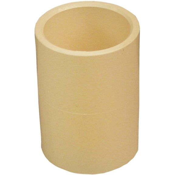 Charlotte Pipe 3/4 In. Solvent Weldable CPVC Coupling with Stop (10-Pack)