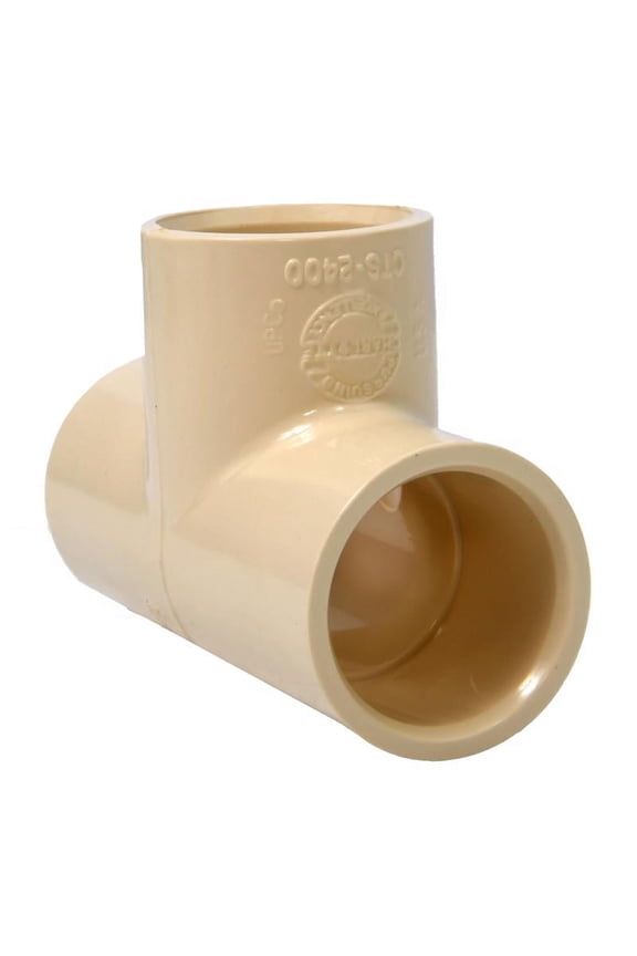 Charlotte Pipe FlowGuard 3/4 in. Slip X 3/4 in. D Slip CPVC Tee 10 pk