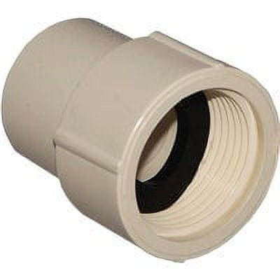 Charlotte Pipe & Foundry CTS021021000HA 1 in. CTS CPVC Female Adapter, Ivory