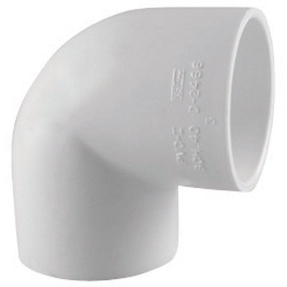 Charlotte Pipe & Foundry 4006698 2.5 in. PVC Pipe Elbow Schedule 40 - White