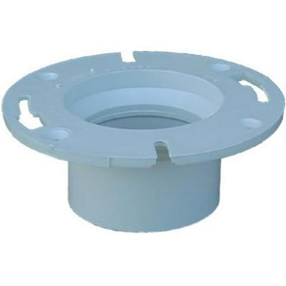 Charlotte Pipe & Foundry PVC 00800 0600HA 4 x 3 in. Closet Flange Hub Without Point