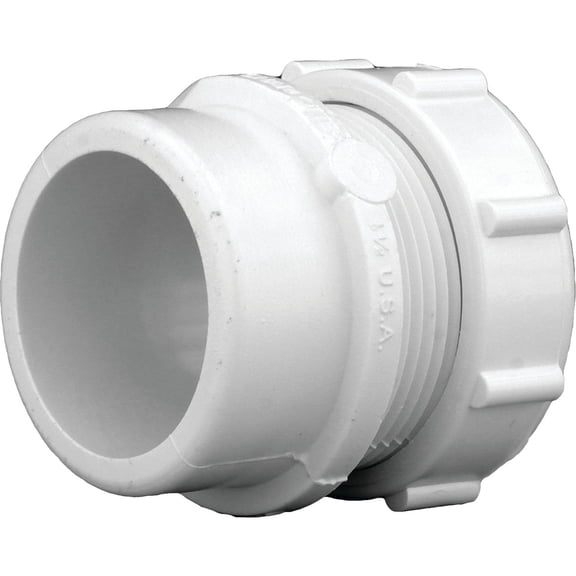 Charlotte Pipe & Foundry PVC00103R0600HA PVC Trap Adapter 1.5 x 1.25 in.
