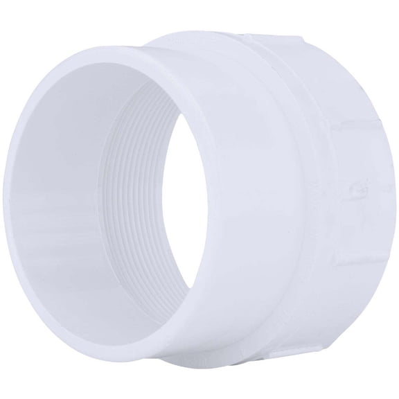 Charlotte Pipe & Foundry PVC001051200HA PVC-Dwv Cleanout Adapter 4 in.