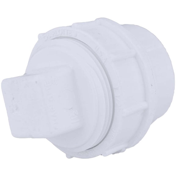Charlotte Pipe 1-1/2" Cleanout W/Plug PVC 00105X 0600HA