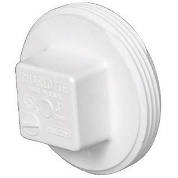 Charlotte Pipe & Foundry PVC001061400HA PVC-Dwv Cleanout Plug  6 in.