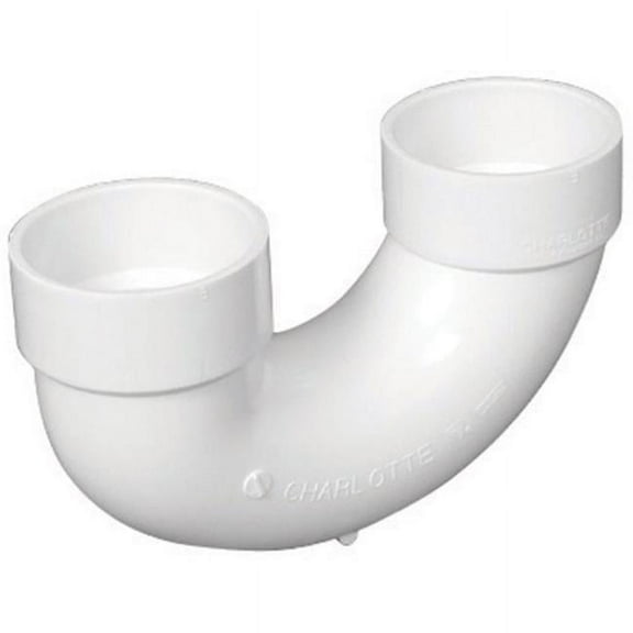 Charlotte Pipe & Foundry PVC007000800HA 2 in. PVC-Dwv P Trap U-Bend