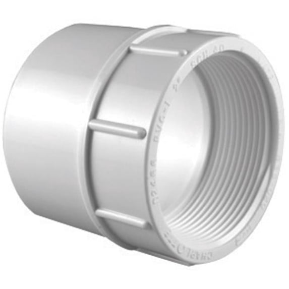 Charlotte Pipe & Foundry PVC021012000 SCH 40 4 in. SXFPT Adapter