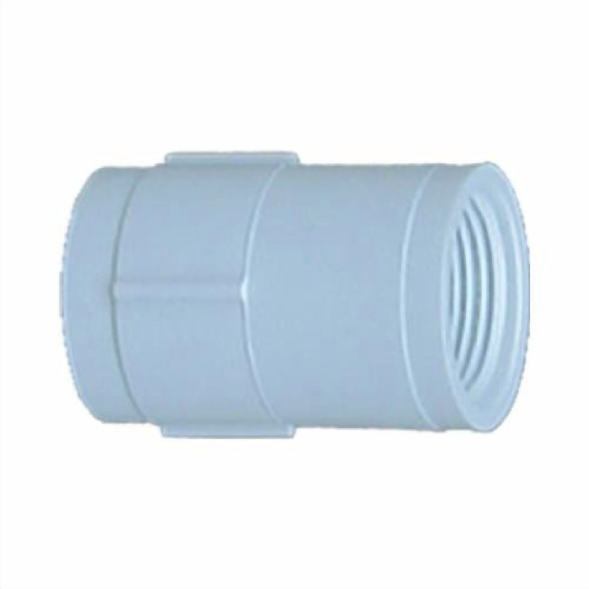 Plastic Threaded Coupling Charlotte Pipe & Foundry PVC021020800 0.75 in. FPT Schedule 40 PVC ...