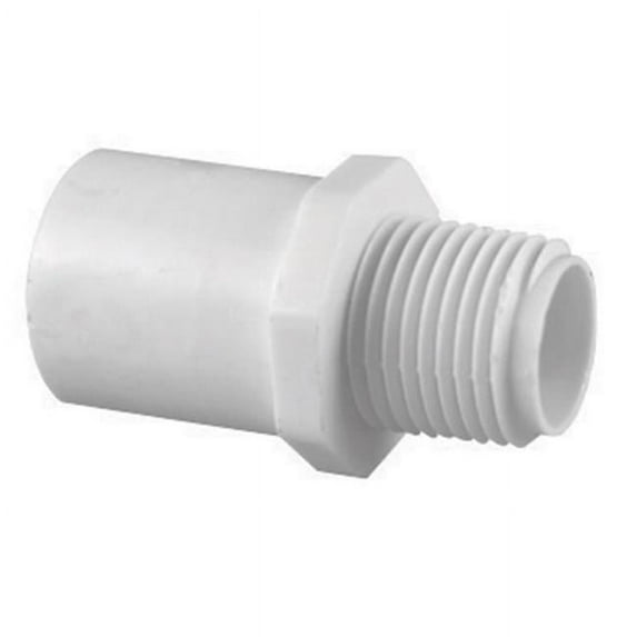 Charlotte Pipe & Foundry PVC021030600 0.5 x 0.5 in. Sch 40 PVC Riser Extension