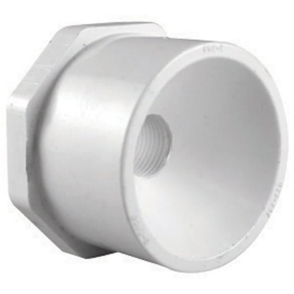 Charlotte Pipe & Foundry PVC021074400 4 x 3 in. Schedule 40 PVC Reducer Bushing
