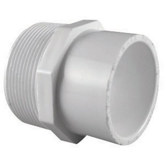 Charlotte Pipe & Foundry PVC021100600 0.75Mpt 0.5 SL Schedule 40 Reducing Adapter - pack of 25