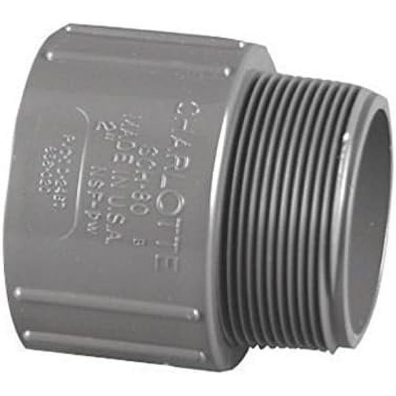Charlotte Pipe Male Adapter Sch 80 Pvc 1 "