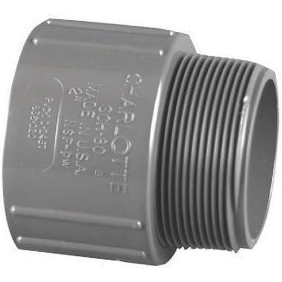 Charlotte Pipe Male Adapter Sch 80 Pvc 2 "