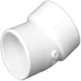 thumbnail image 1 of Charlotte Pipe PVC 00326 0600HA DWV Street Elbow, Schedule 40 PVC, 22-1/2 Degree, 1-1/2-In. - Quantity 50, 1 of 1