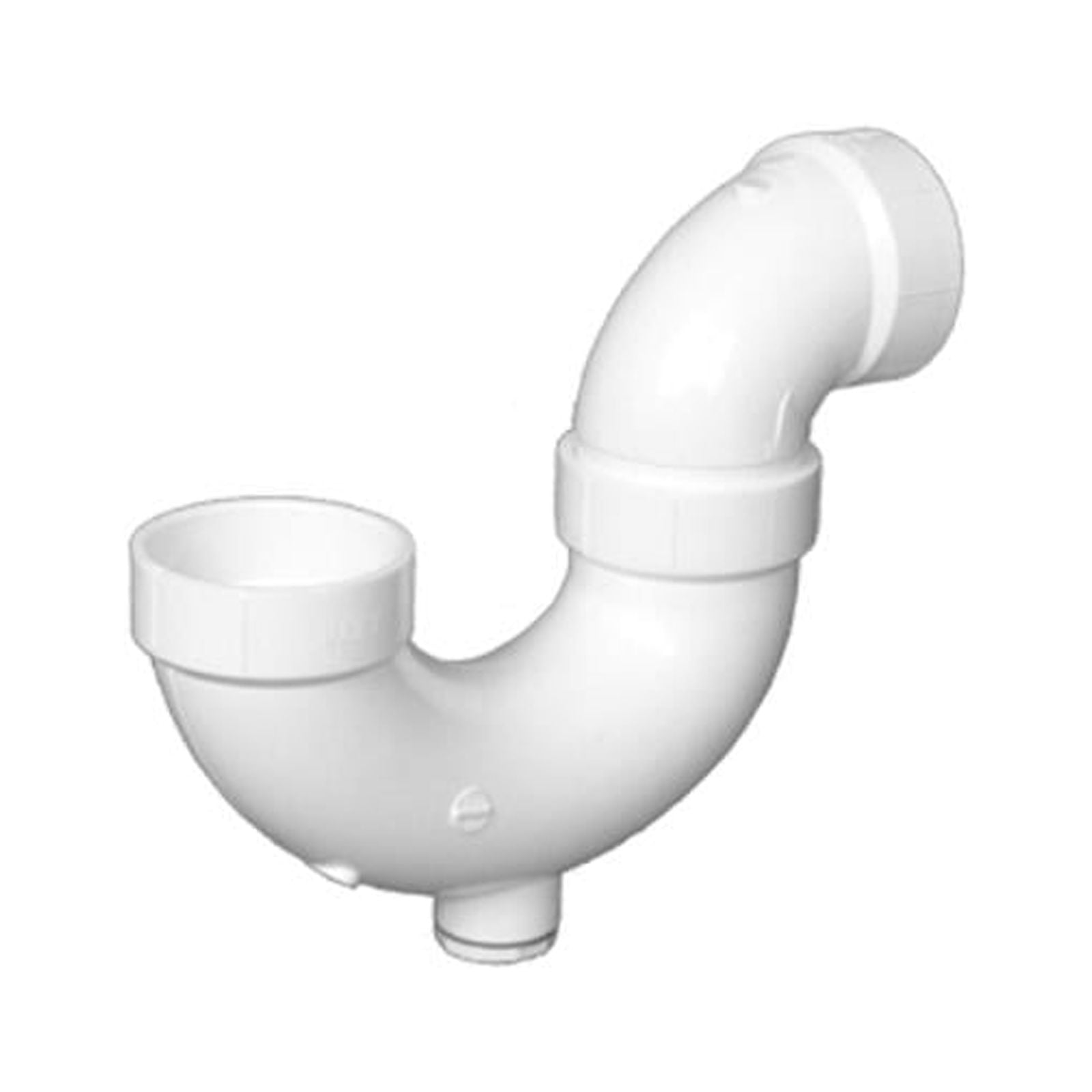 Charlotte Pipe PVC 00707X 0600HA Schedule 40 PVC PTrap With Cleanout, 11/2In. Quantity 5