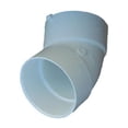 thumbnail image 1 of Charlotte Pipe PVC 01321  0600HA Schedule 30 DWV Sanitary 45-Degree Elbow, 3 In. - Quantity 10, 1 of 1