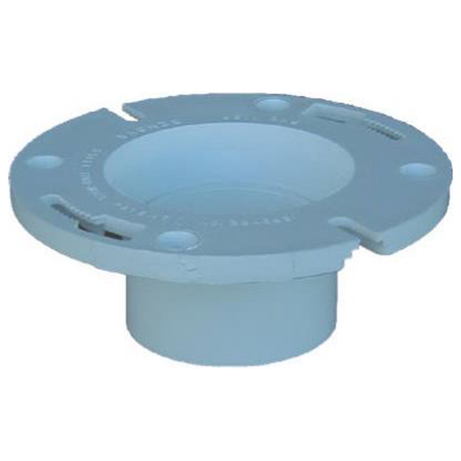 Charlotte Pipe PVC 01800K 0600HA Schedule 30 DWV Closet Flange, 3 x 4