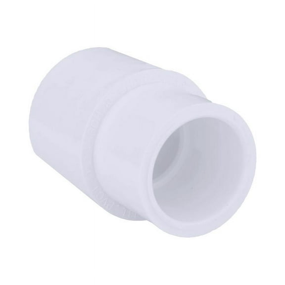 Charlotte Pipe PVC 02100 3600 Coupling Schedule 40 1" Slip X 3/4" D Slip PVC