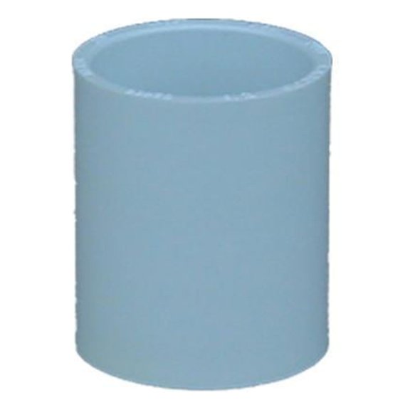 Charlotte Pipe PVC 02100D 0800HA Schedule 40 PVC Pressure Extended Socket Coupling, 3/4 In. - Quantity 25