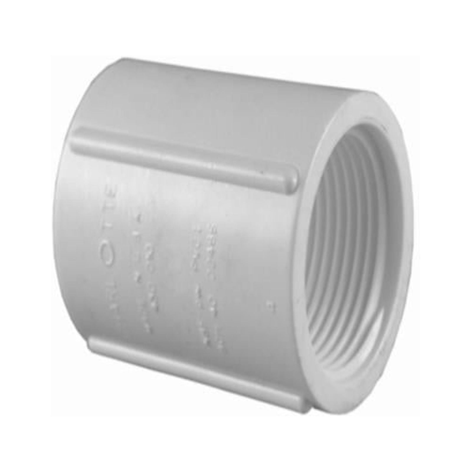 Charlotte Pipe PVC 02102 0500HA Schedule 40 PVC Pressure Coupling, FIP
