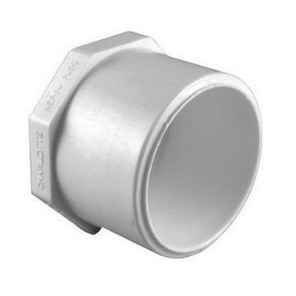 Charlotte Pipe Plug Sch 40 Pvc 3/4 " Spg White