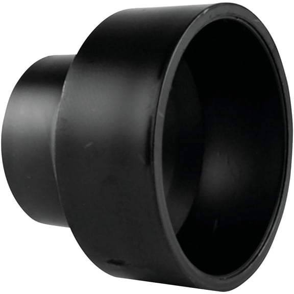 Charlotte Pipe Reducer Coupling Abs/Dwv 4 " X 2 " Black
