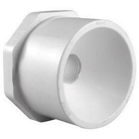 Charlotte Pipe Reducing Bushing 1-1/4 " X 1 " White Pvc Schedule 40