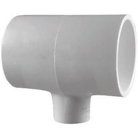 Charlotte Pipe Reducing Tee Sch 40 Pvc 2 " X 2 " X 1 " White