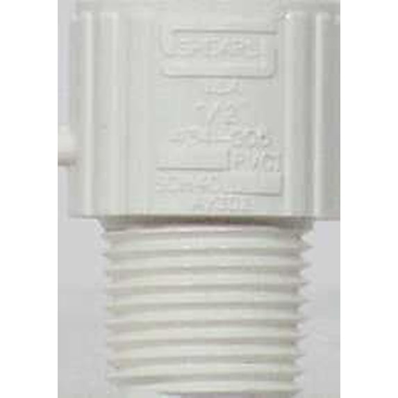 Charlotte Pipe Riser Extension Sch 40 Pvc 1/2 " Mpt X 1/2 " Fpt White