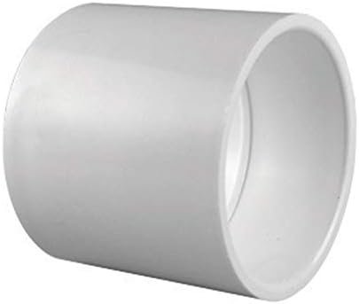 Charlotte Pipe Schedule 40 1-1/2" Slip x 1-1/2" Dia. Slip PVC Coupling - Case Of: 25