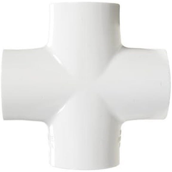 Charlotte Pipe Schedule 40 1-1/4 in. Slip x 1-1/4 in. Dia. Slip PVC Cross