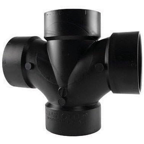 Charlotte Pipe Schedule 40 2 in. Hub x 2 in. Dia. Hub ABS Sanitary Tee