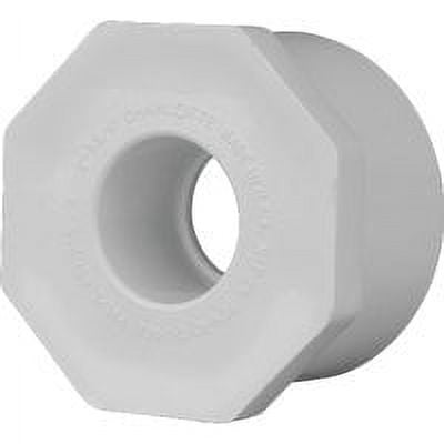 Charlotte Pipe 2 In. SPG x 3/4 In. Slip Schedule 40 PVC Bushing