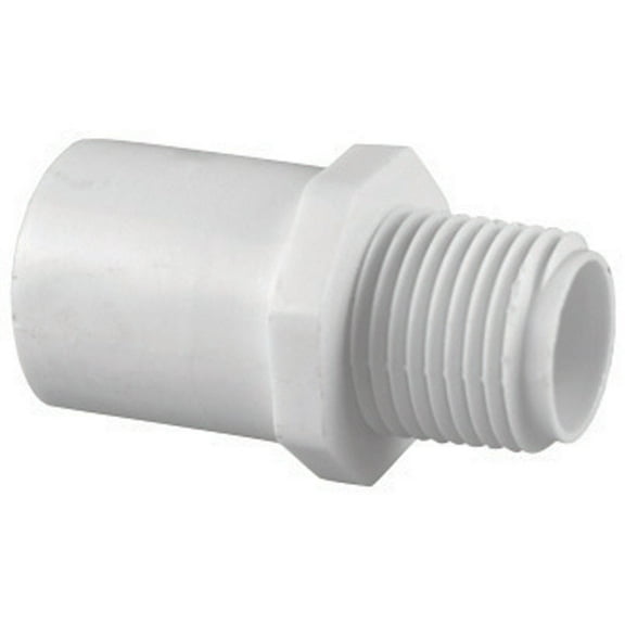 Charlotte Pipe Schedule 40 3/4 in. MPT x 3/4 in. FTP PVC Riser Extension