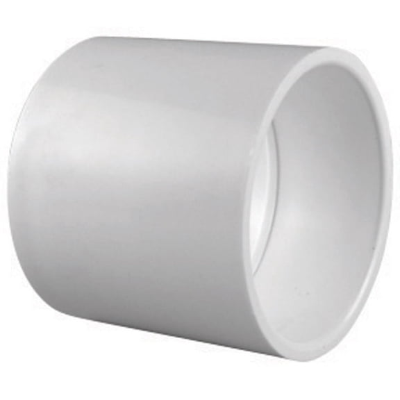 Charlotte Pipe Schedule 40 Pressure PVC Coupling, Case of 25