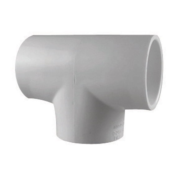 Charlotte Pipe Schedule 40 3 in. Slip x 3 in. Dia. Slip PVC Tee