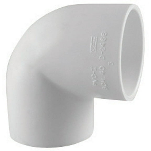 Charlotte Pipe Schedule 40 4 in. Slip x 4 in. Dia. Slip PVC Elbow