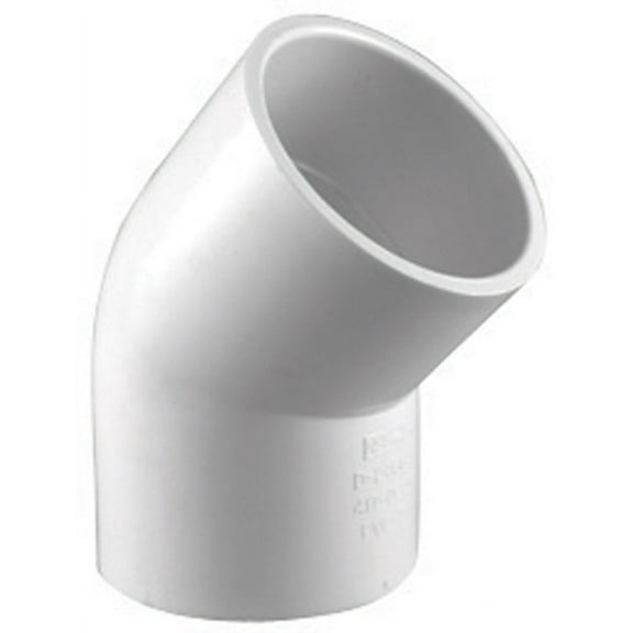 Charlotte Pipe Schedule 40 4 in. Slip x 4 in. Dia. Slip PVC Elbow