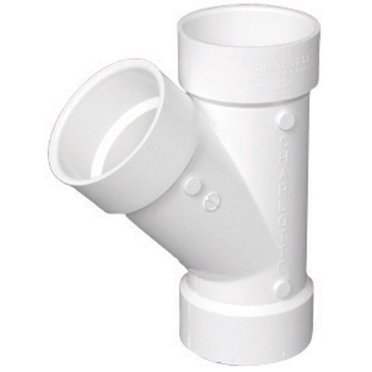 CHARLOTTE PIPE & FOUNDRY CO • Charlotte Pipe Schedule 40 6 In. Hub X 6 In. D Hub PVC Wye And Bend 1 Pk
