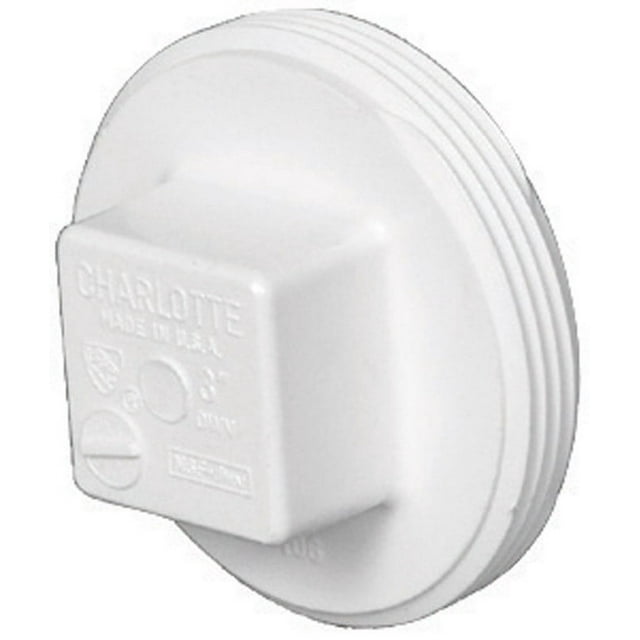 Charlotte Pipe Schedule 40 6 in. MPT PVC CleanOut Plug
