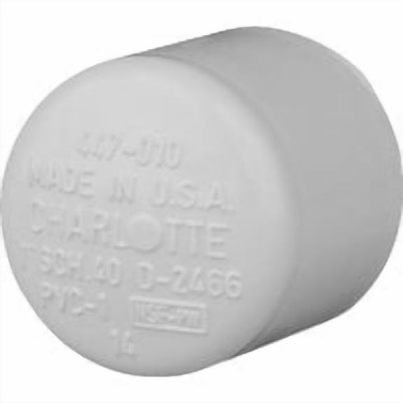 Charlotte Pipe Schedule 40 Slip PVC Cap - Pack of 8 Multipack Supply