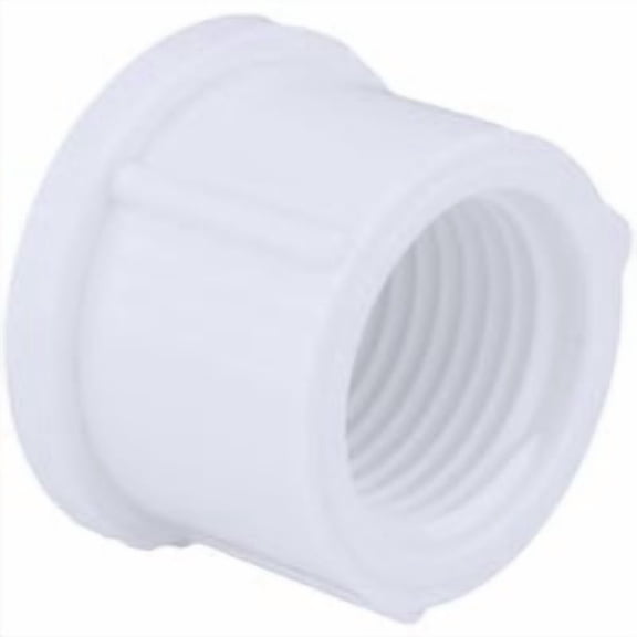 Charlotte Pipe Schedule 40 Threaded PVC Cap - Pack of 8 Multipack Supply