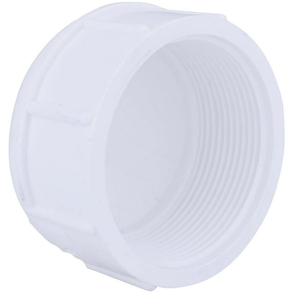 Charlotte Pipe Schedule 40 Threaded PVC Cap - Pack of 8